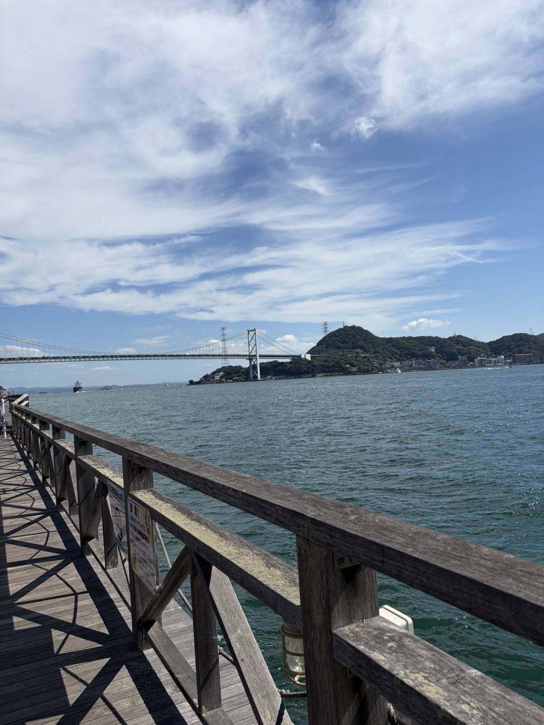 唐戸市場からの眺め