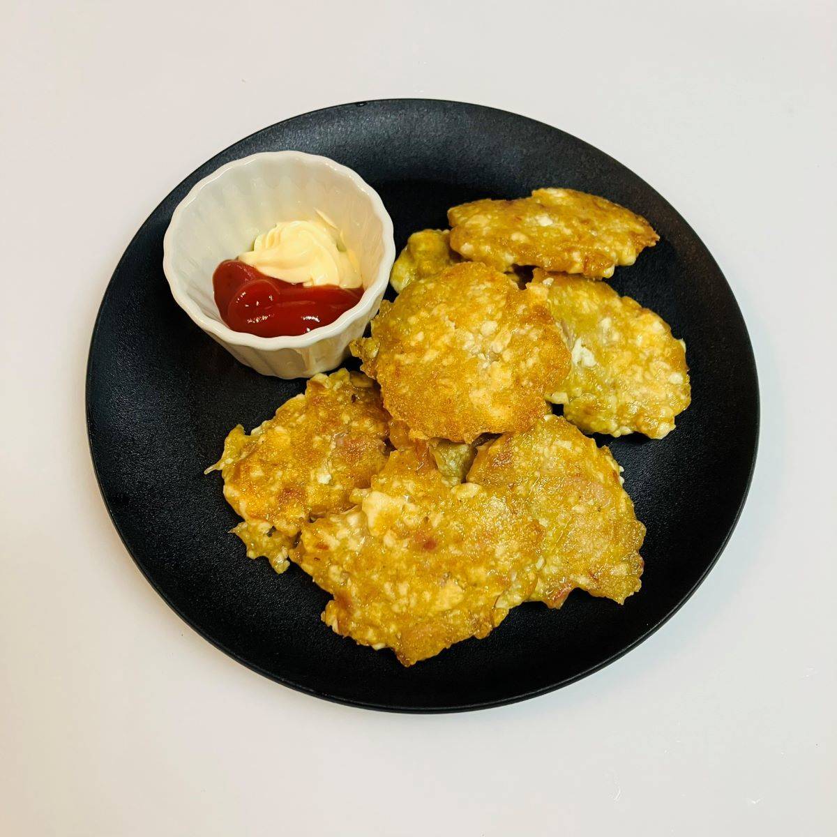 いなば公式の「カレー風味♪揚げないツナ豆腐ナゲット」のレシピ