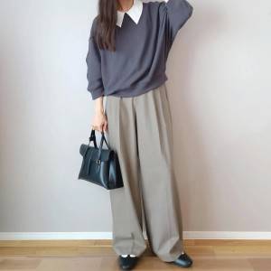 【2026年10月】持ってる人、マネして！きちんと感があるワイドパンツコーデ5選