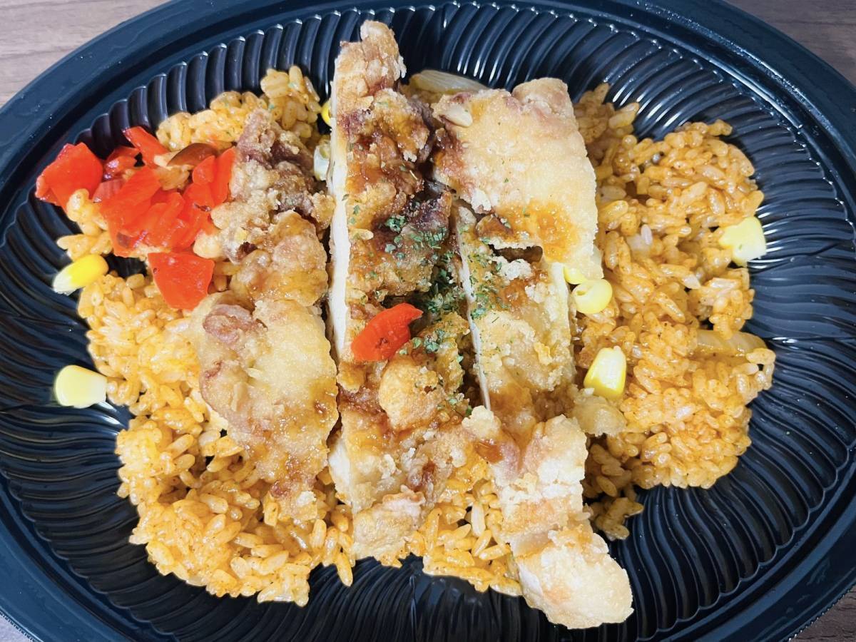 ラ・ムー：ジャンバラヤ＆鶏スパイシー弁当