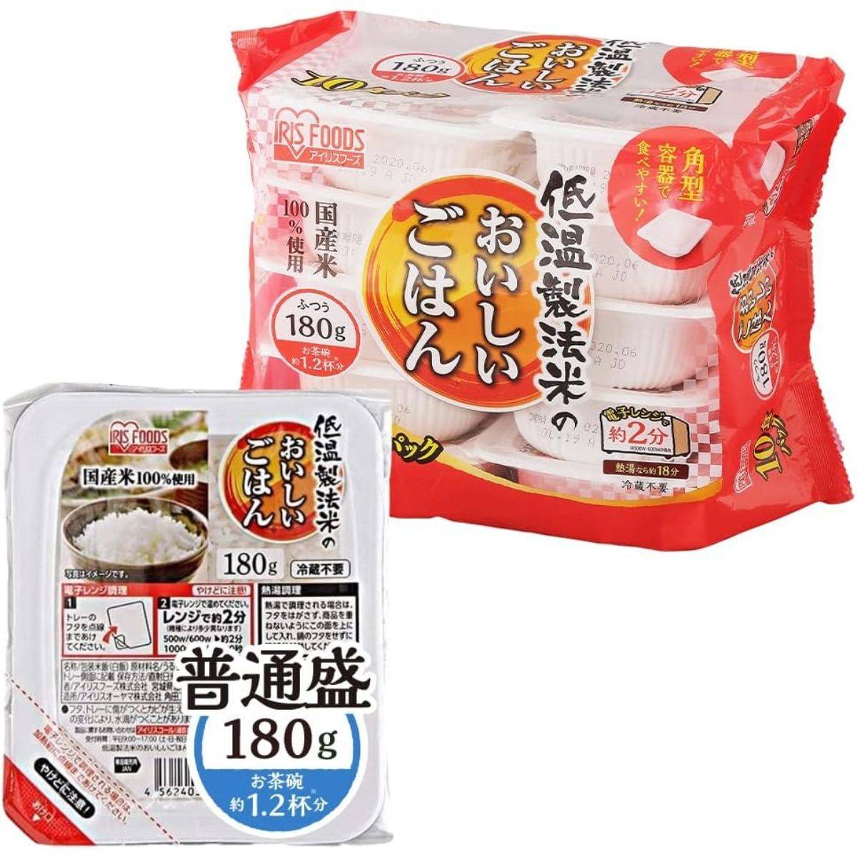アイリスオーヤマ パックご飯 180g×10個